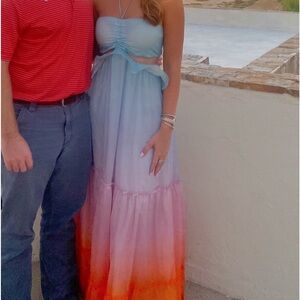 These Three Ombré Dress